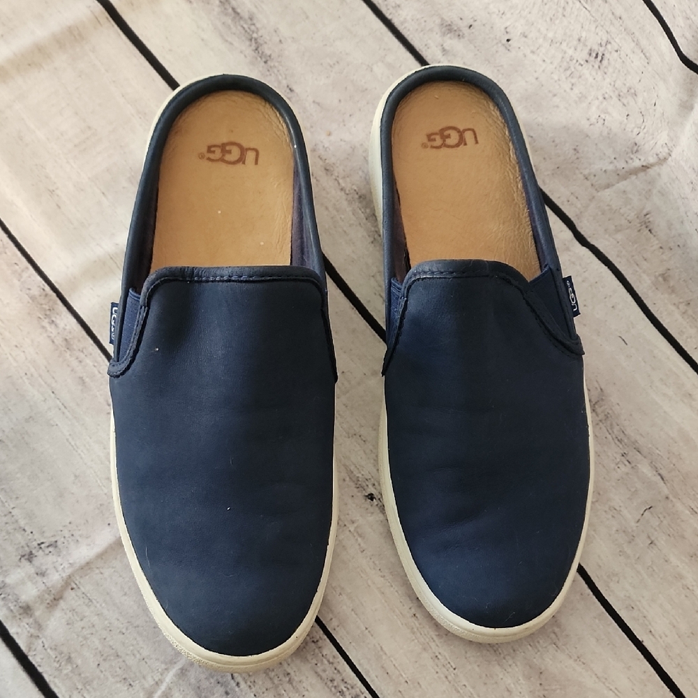 UGG Women's Dark Blue Slip-On Loafers